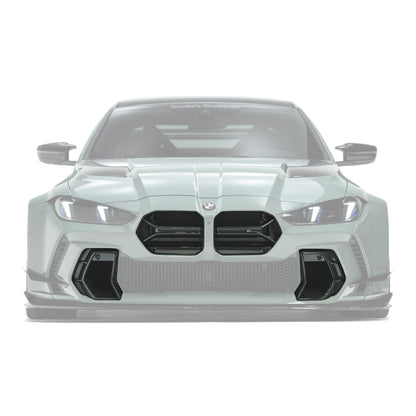 BMW G8X M3/M4 Prepreg Carbon Fiber Grille + Duct Vents Set (ADRO Bumper V2)
