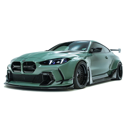 BMW G8X M3/M4 Prepreg Carbon Fiber Grille + Duct Vents Set (ADRO Bumper V2)