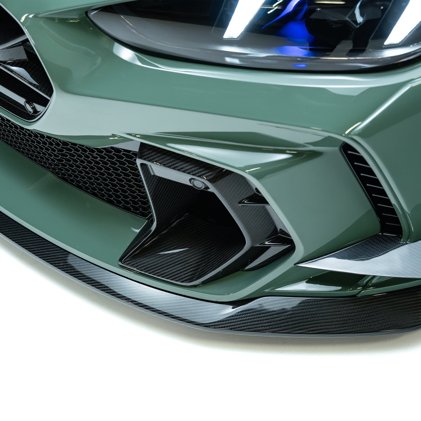 BMW G8X M3/M4 Prepreg Carbon Fiber Grille + Duct Vents Set (ADRO Bumper V2)