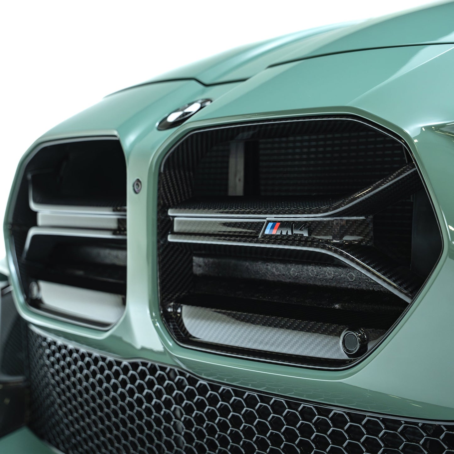 BMW G8X M3/M4 Prepreg Carbon Fiber Grille + Duct Vents Set (ADRO Bumper V2)