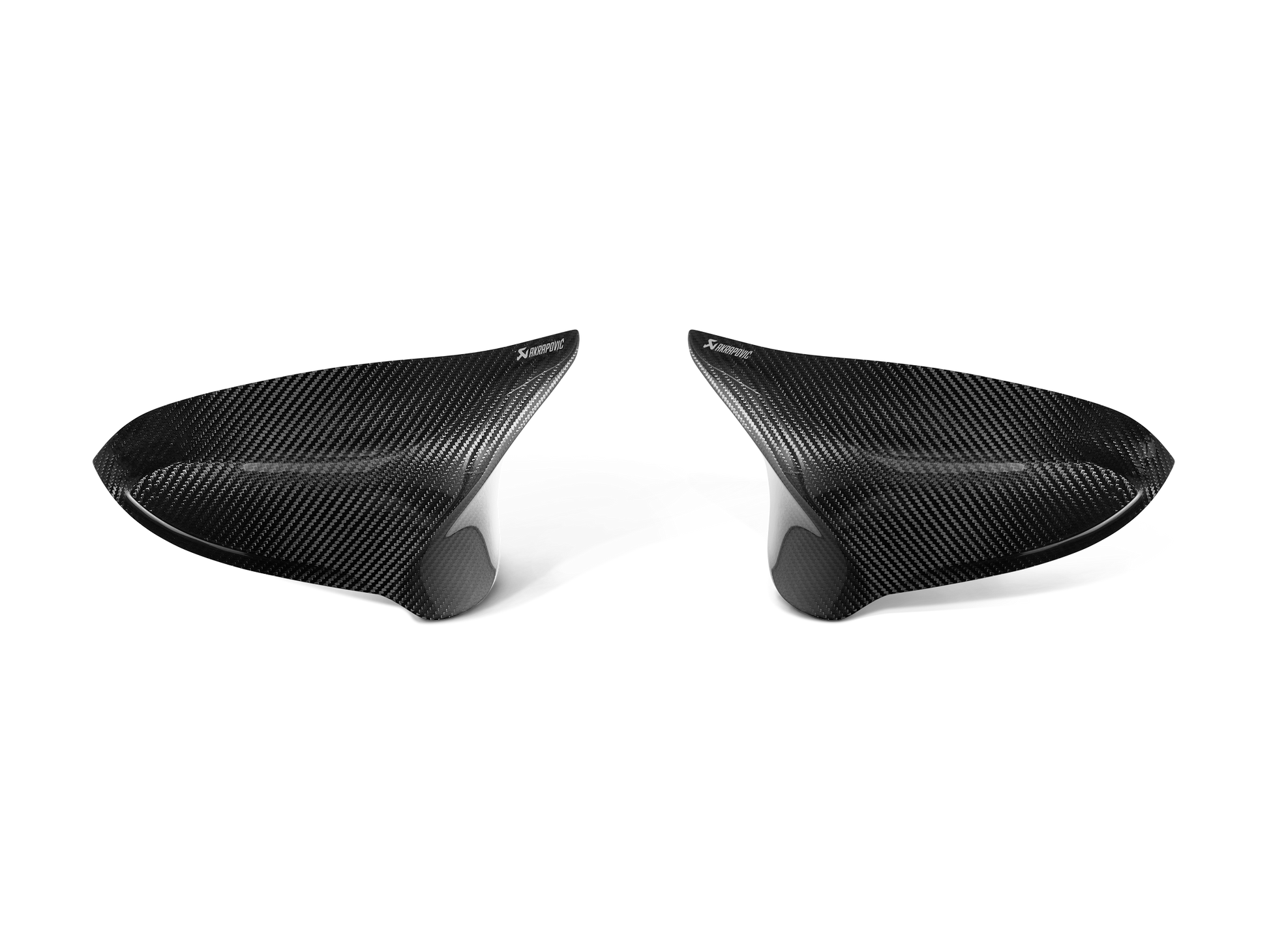 Akrapovic 2014+ BMW M3 (F80) Carbon Fiber Mirror Cap Set - High Gloss