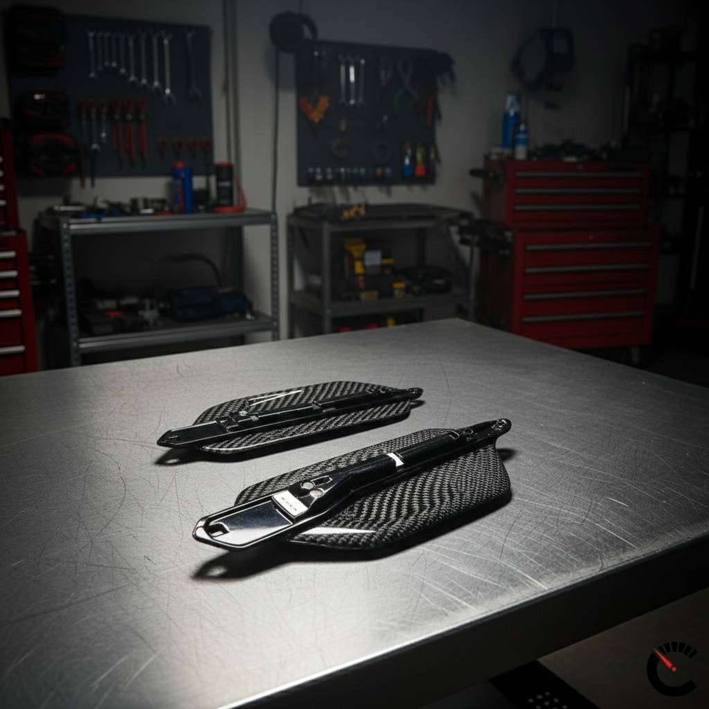 CarBahn Carbon Fiber Fender Vent Cover Set | BMW F87 M2