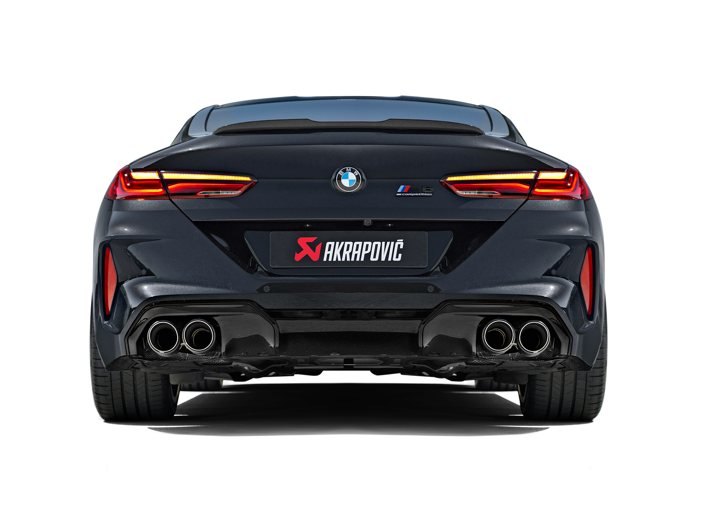 Akrapovic 2020 BMW M8/M8 Competition (F91/F92) w/OPF/GPF Slip-On Line (Titanium) w/Carbon Tips