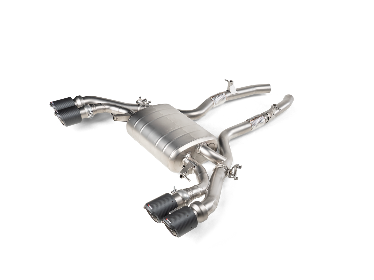 Akrapovic 19-20 BMW X3 M/X4 M (F97/F98) Slip-On Line (Titanium) (Req. Tips)