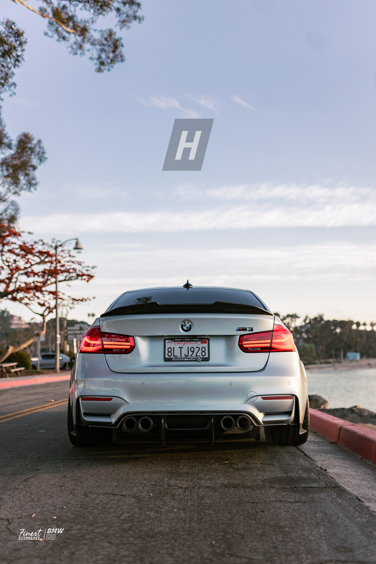 Horizon Motorsport P Style V2 Dry Carbon Fiber Trunk Lip Spoiler BMW F80 M3 | F30 3-SERIES