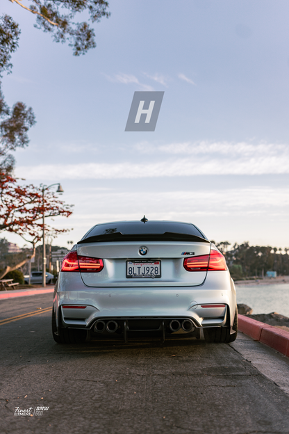 Horizon Motorsport P Style V2 Dry Carbon Fiber Trunk Lip Spoiler BMW F80 M3 | F30 3-SERIES