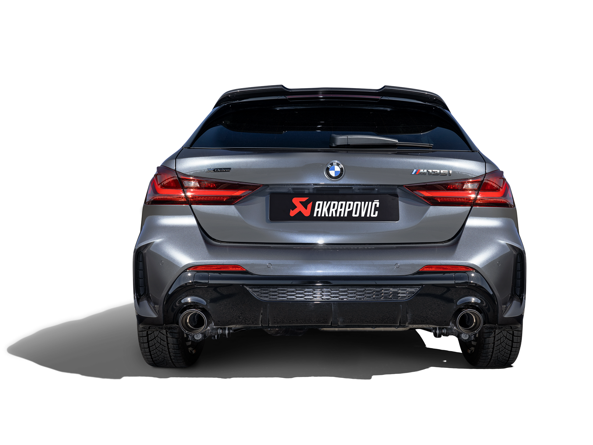 Akrapovic 2020+ BMW M135i / 2020 X2 M35i / Mini Clubman All4 Slip-On Line (Titanium) w/Carbon Tips
