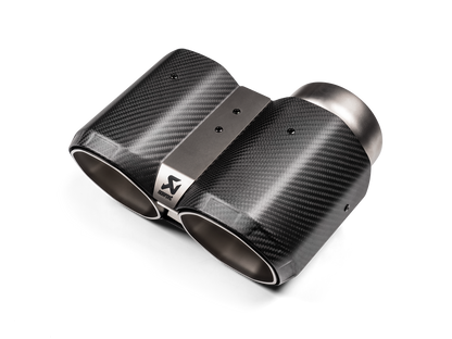 Akrapovic 2021+ BMW G87 M2, G80 M3 & G82 M4 Octagonal Carbon Design Tail Pipe Set