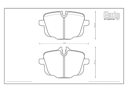 Endless ME20 Brake Pads Rear BMW M3 G80/G82 EIP217