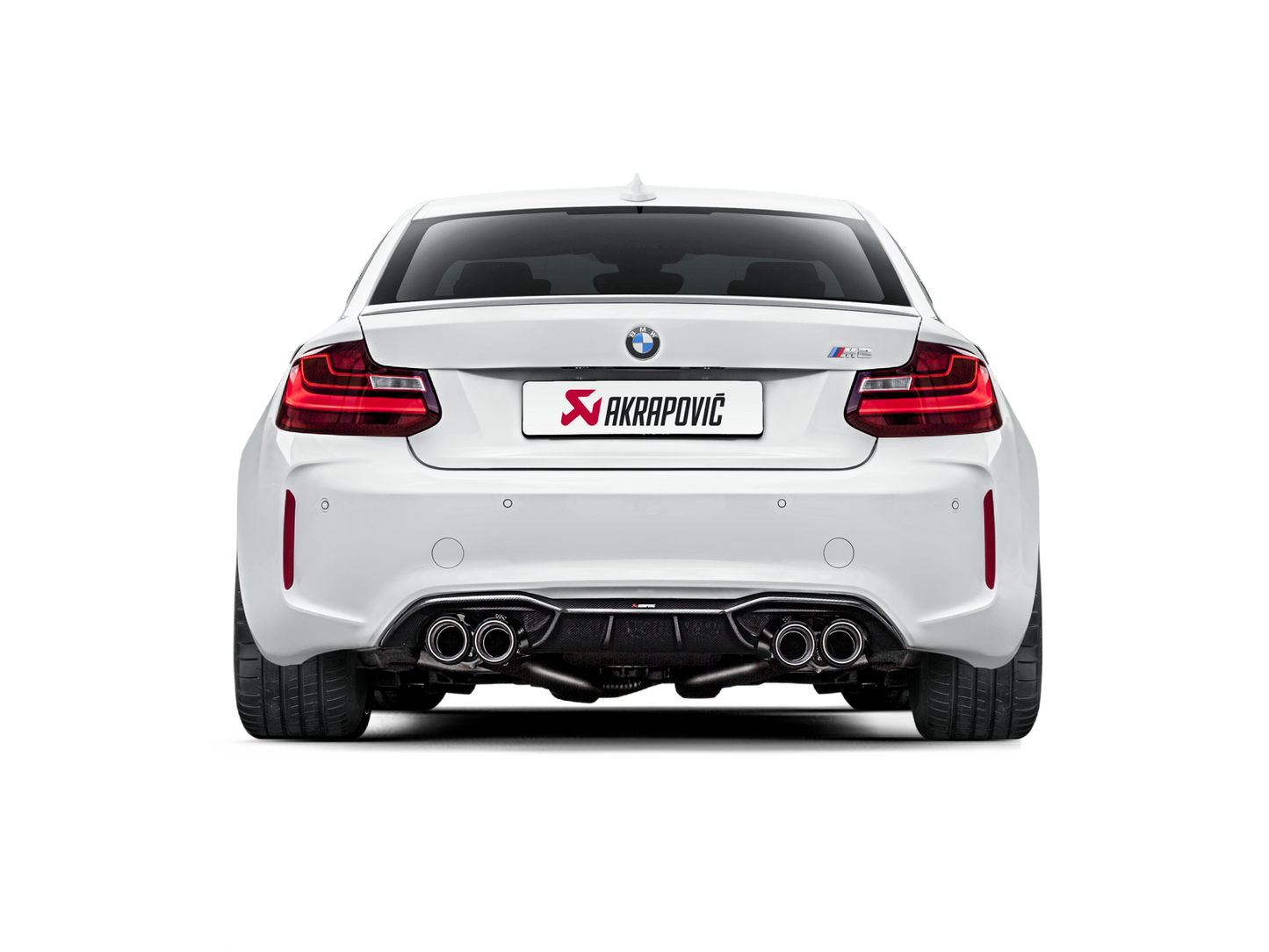 Akrapovic 16-17 BMW M2 (F87) / 2018+ BMW M2 Competition/M2 CS (F87N) Rear Carbon Fiber Diffuser - Hi