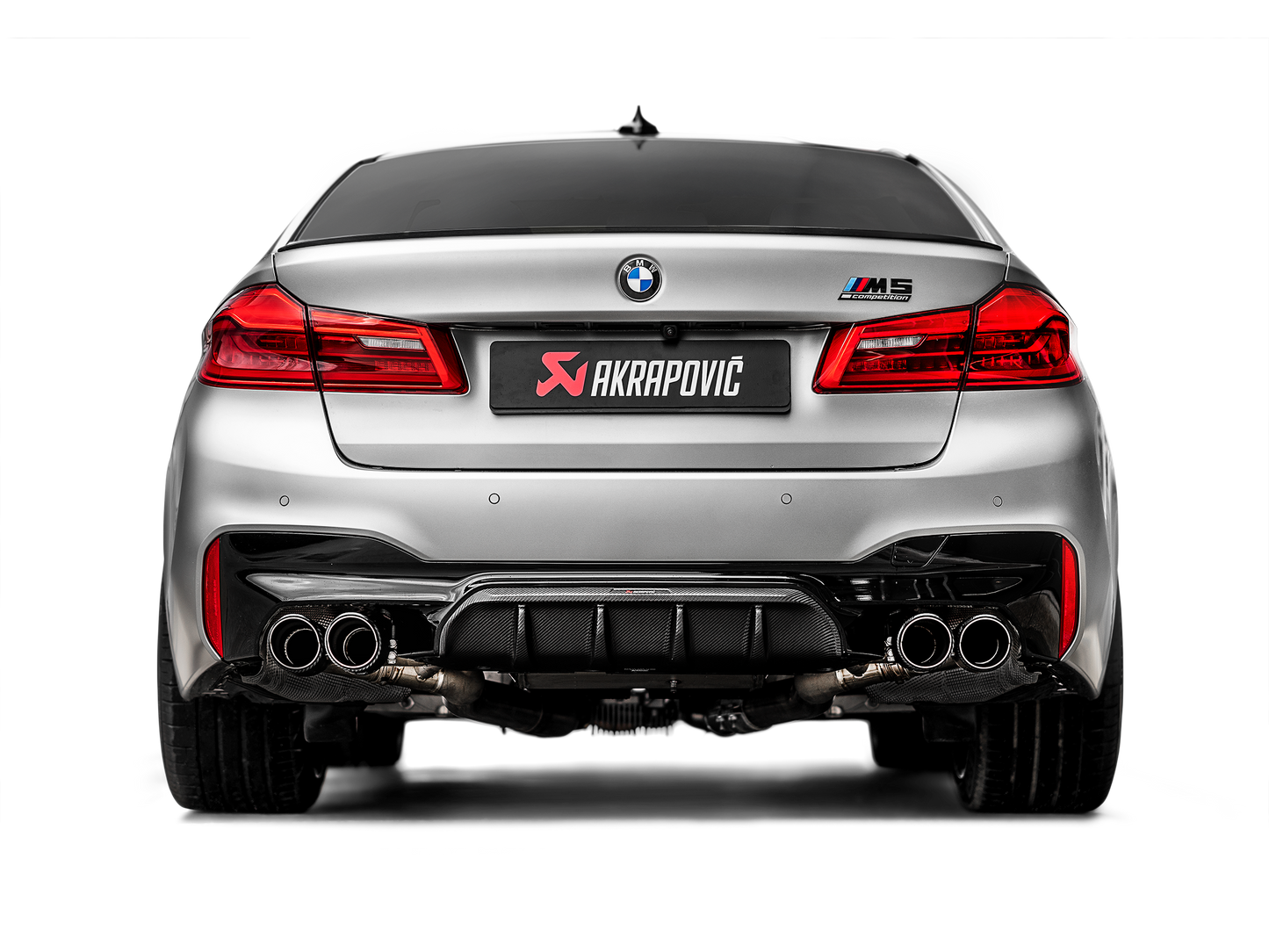 Akrapovic 2018 BMW M5 (F90) Slip-On Line (Titanium) (Req. Tips)