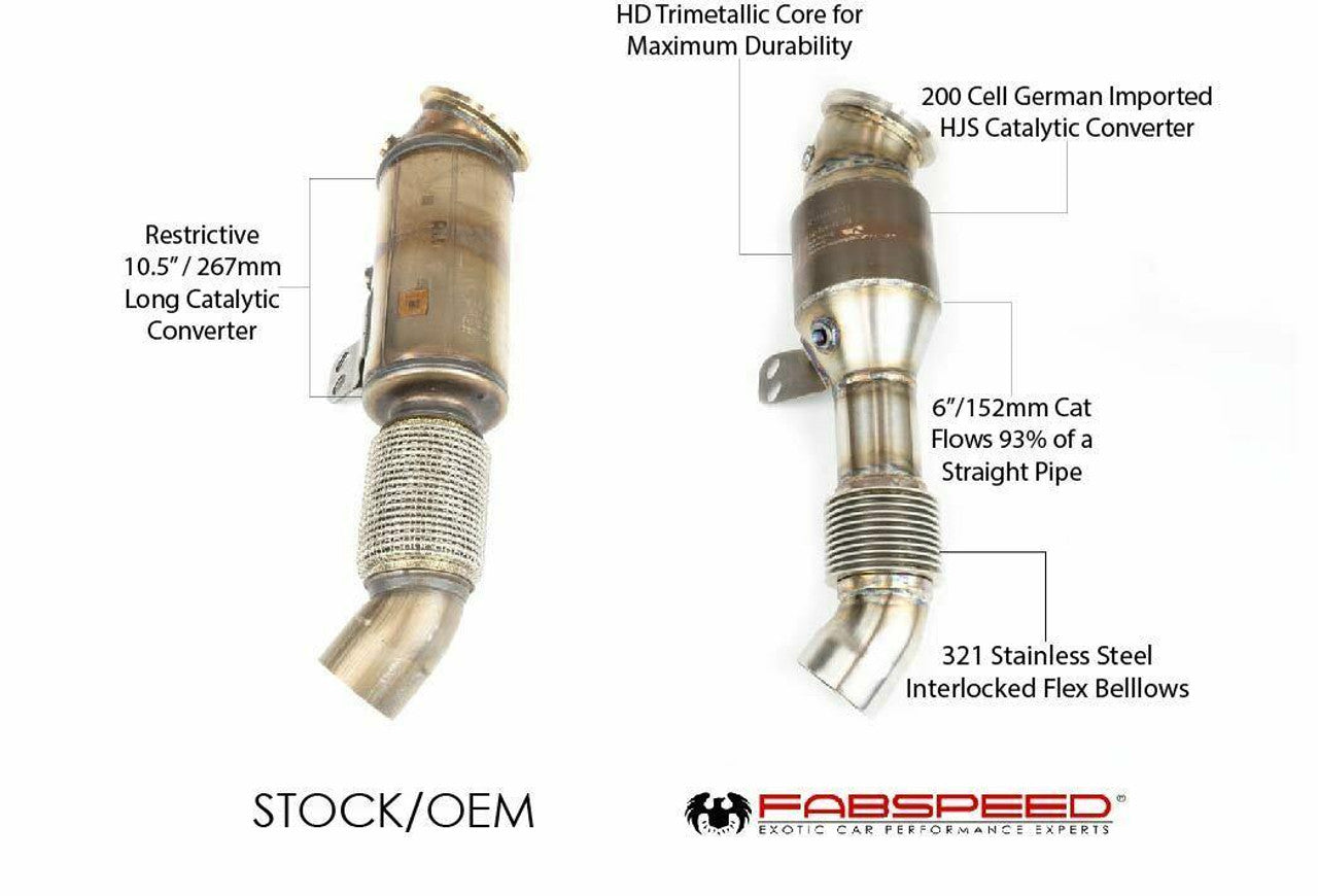 Fabspeed Sport Catalytic Converter Downpipe BMW B58