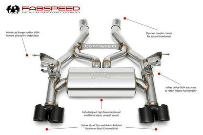 Fabspeed Valvetronic Exhaust System BMW M3/M4 F80/F82 S55