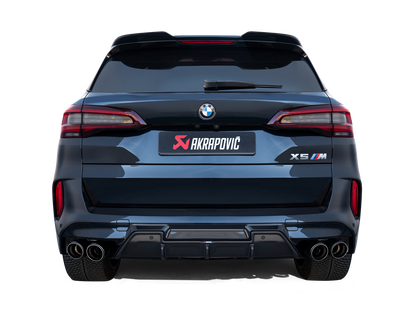 Akrapovic 2020-23 BMW X5M (F95)/X6M (F96) Slip-On Line (Titanium) w/Carbon Fiber Titanium Tips