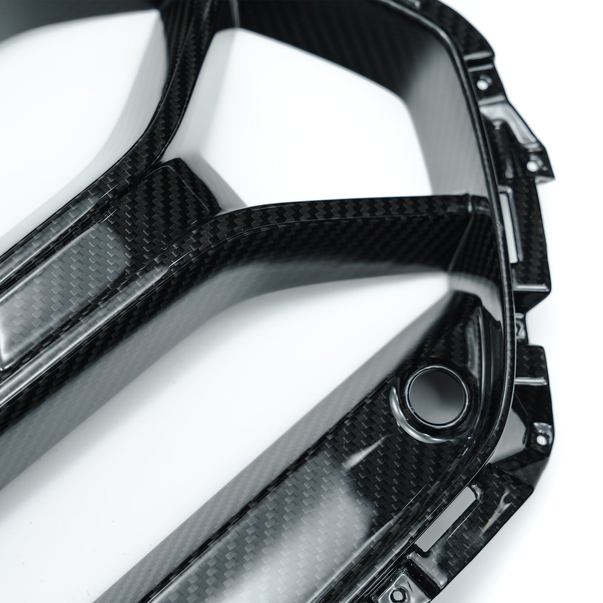 BMW G8X M3/M4 Prepreg Carbon Fiber Grille + Duct Vents Set (ADRO Bumper V2)