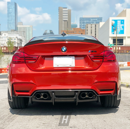 Horizon Motorsport CS V2 Dry Carbon Fiber Trunk Lip / Spoiler BMW F82 M4