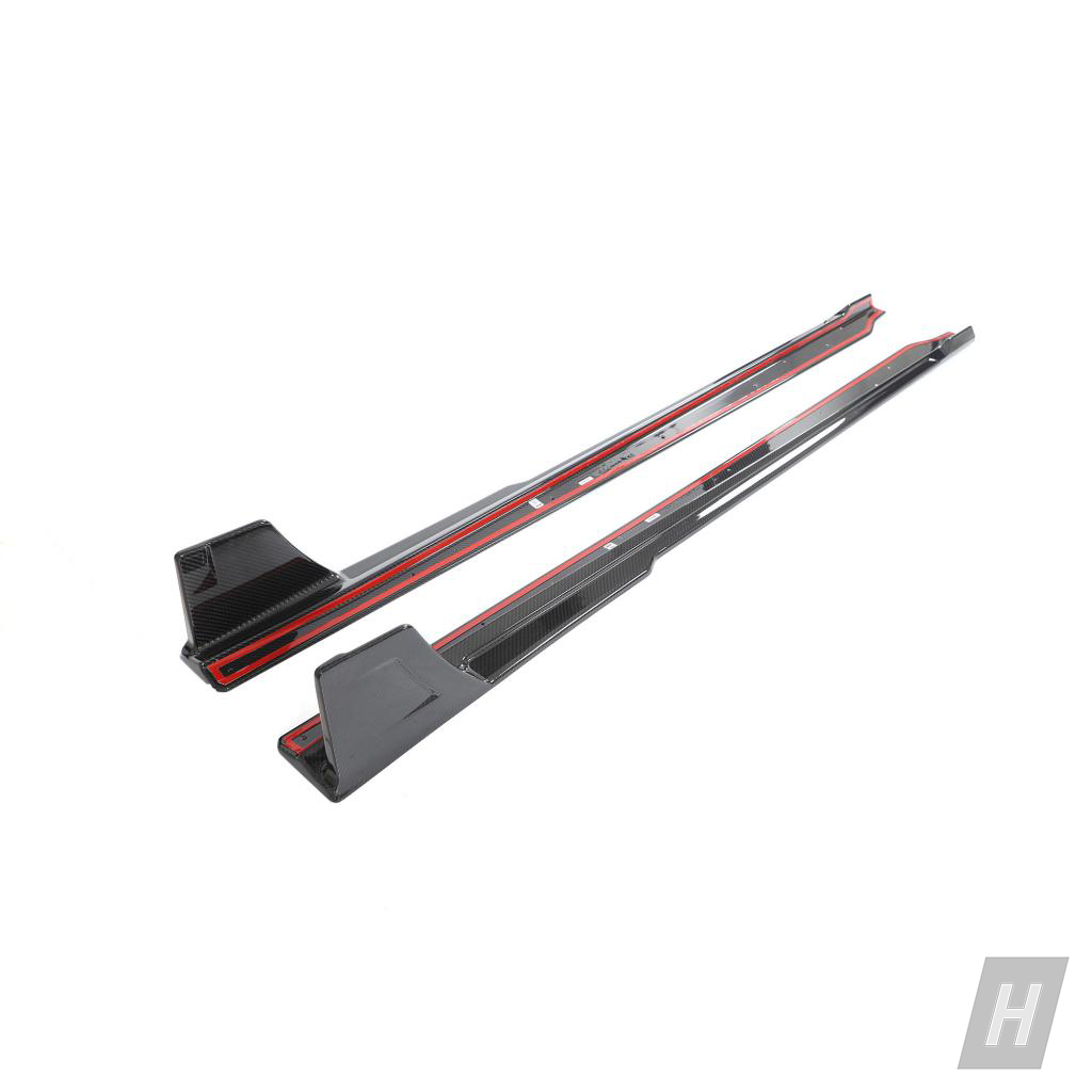 Horizon Motorsport Performance V1 Carbon Fiber Side Skirt Extensions BMW G87 M2
