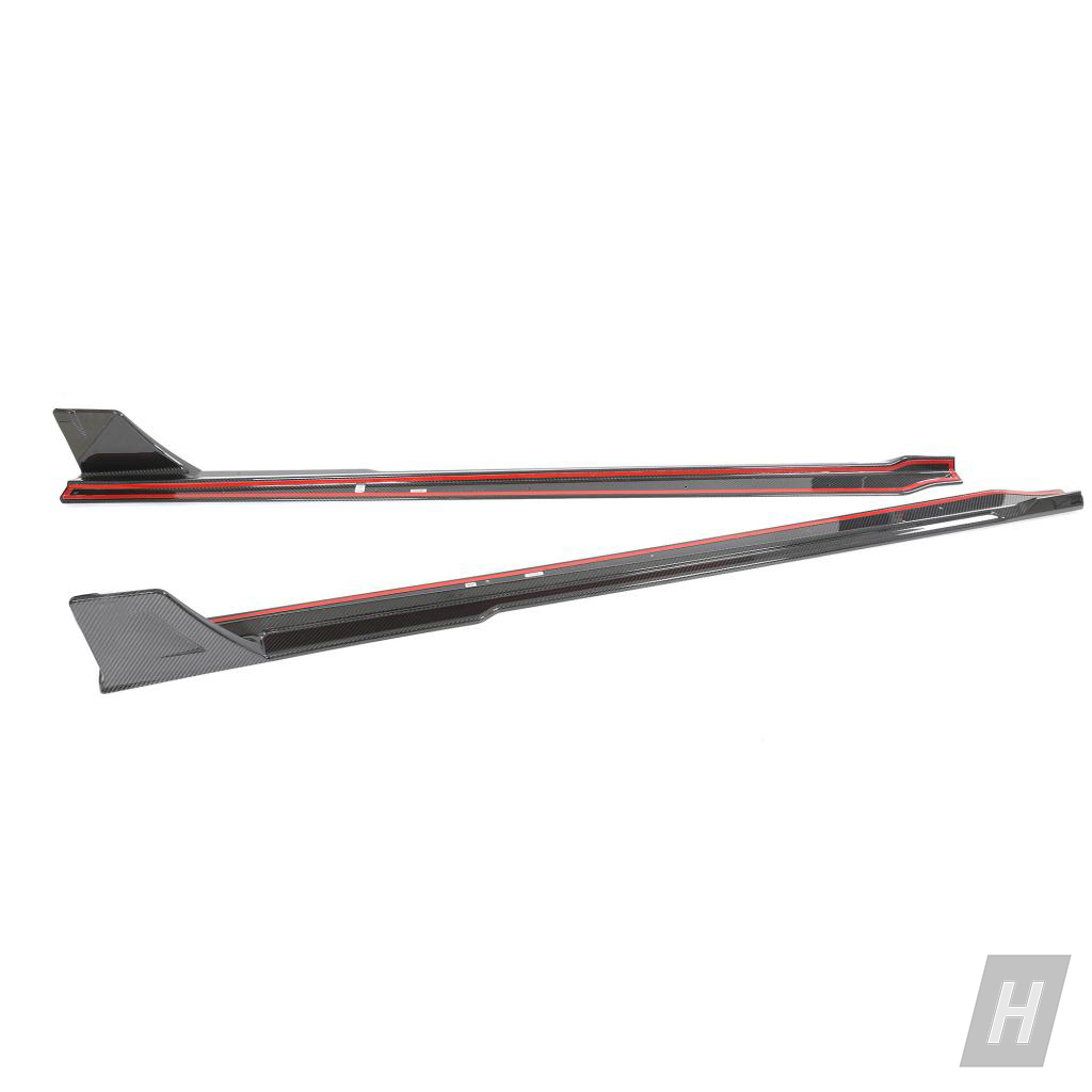 Horizon Motorsport Performance V1 Carbon Fiber Side Skirt Extensions BMW G87 M2