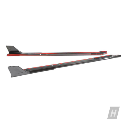 Horizon Motorsport Performance V1 Carbon Fiber Side Skirt Extensions BMW G87 M2