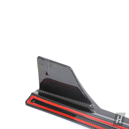 Horizon Motorsport Performance V1 Carbon Fiber Side Skirt Extensions BMW G87 M2