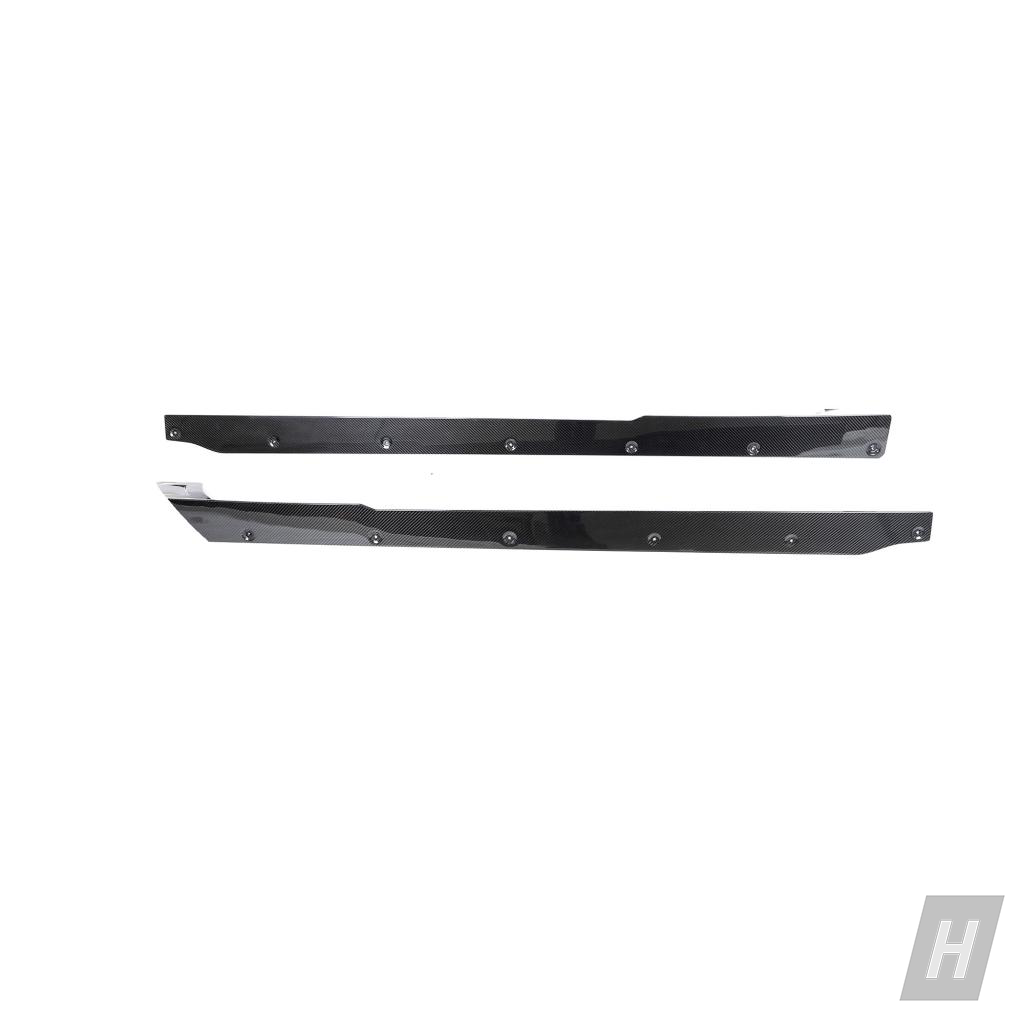 Horizon Motorsport Performance V1 Carbon Fiber Side Skirt Extensions BMW G87 M2