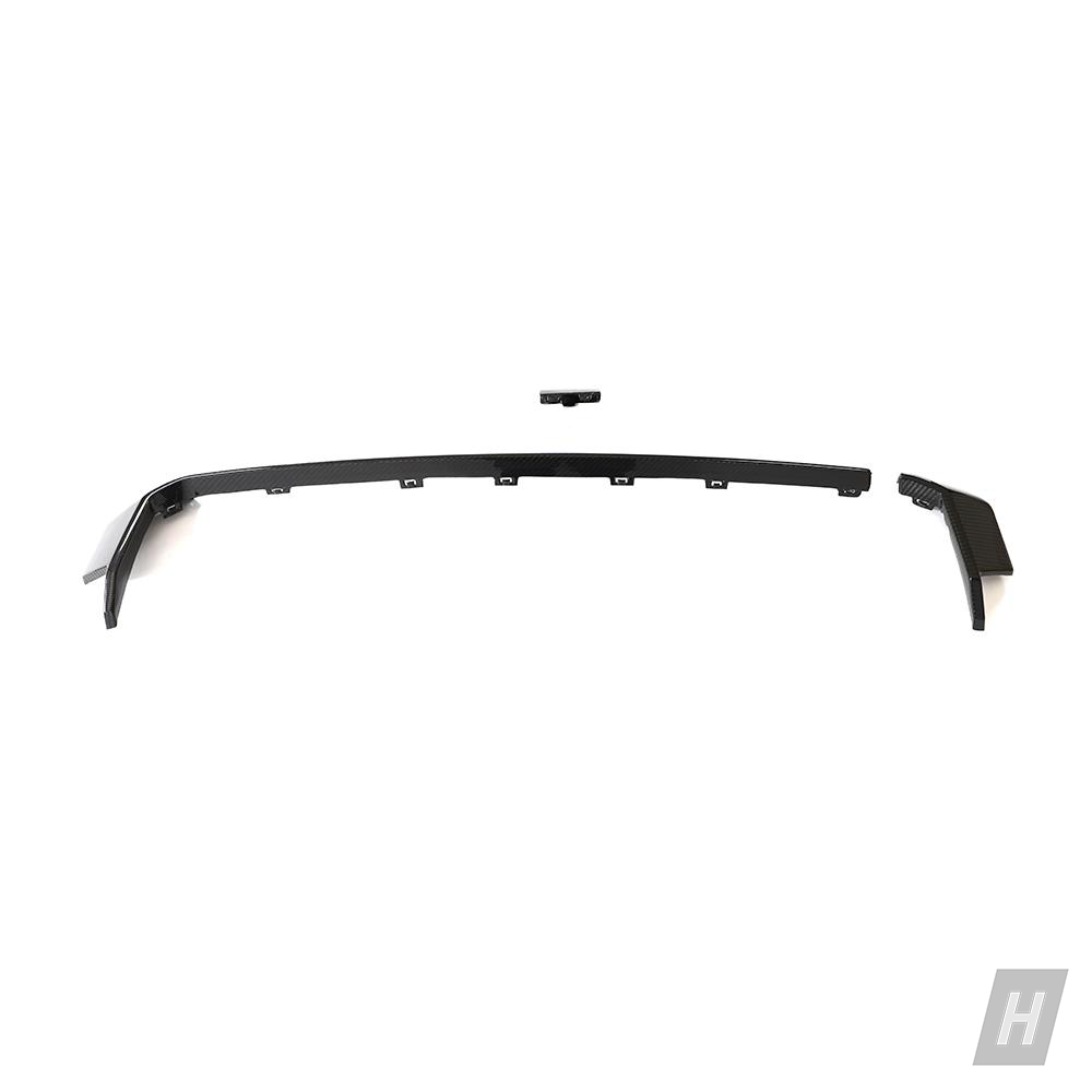 Horizon Motorsport Performance V1 Rear Diffuser Outer Trim Piece w/ Carbon Tow Hook Replacement Cover BMW G80 M3 | G82 / G83 M4