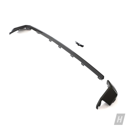 Horizon Motorsport Performance V1 Rear Diffuser Outer Trim Piece w/ Carbon Tow Hook Replacement Cover BMW G80 M3 | G82 / G83 M4