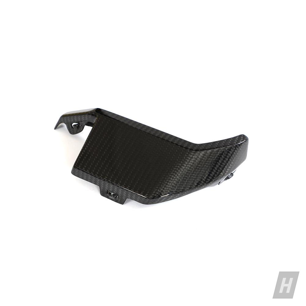 Horizon Motorsport Performance V1 Rear Diffuser Outer Trim Piece w/ Carbon Tow Hook Replacement Cover BMW G80 M3 | G82 / G83 M4