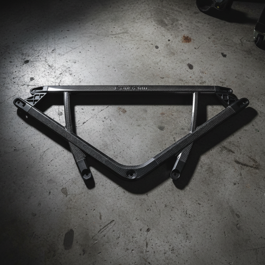 CarBahn CSL Style Carbon Fiber 5-Point Strut Brace | BMW M2/M3/M4 G80 G82 G83 G87