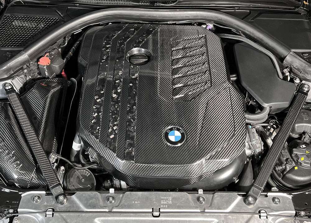 CarBahn B58 Dry Carbon Fiber Engine Cover | BMW G2X M240i/M340i/M440i & X3/X4 M40i