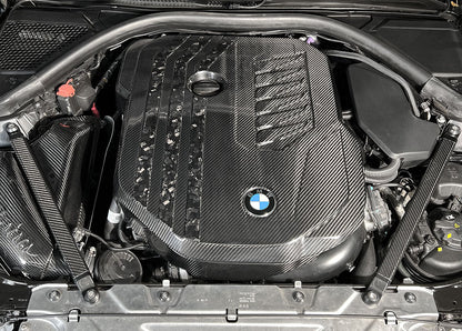CarBahn Carbon Fiber Engine Chassis Brace Set | BMW M240i/ M340i/ M440i G20/G22/G42