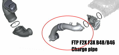 FTP Charge Pipe Set V2 Red BMW B46/B48