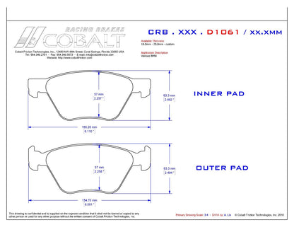BMW E82 1 Series base model CRB.XRx.D1061 (Front)
