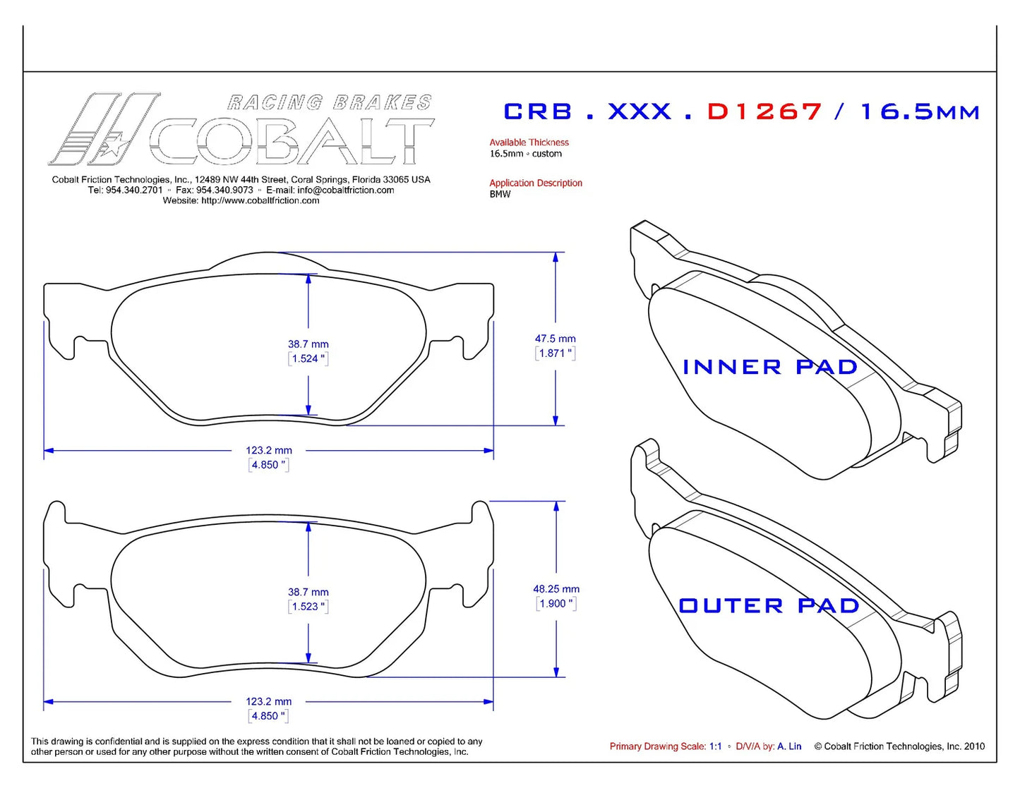 BMW F30 3 Series (non-M) CRB.XRx.D1267