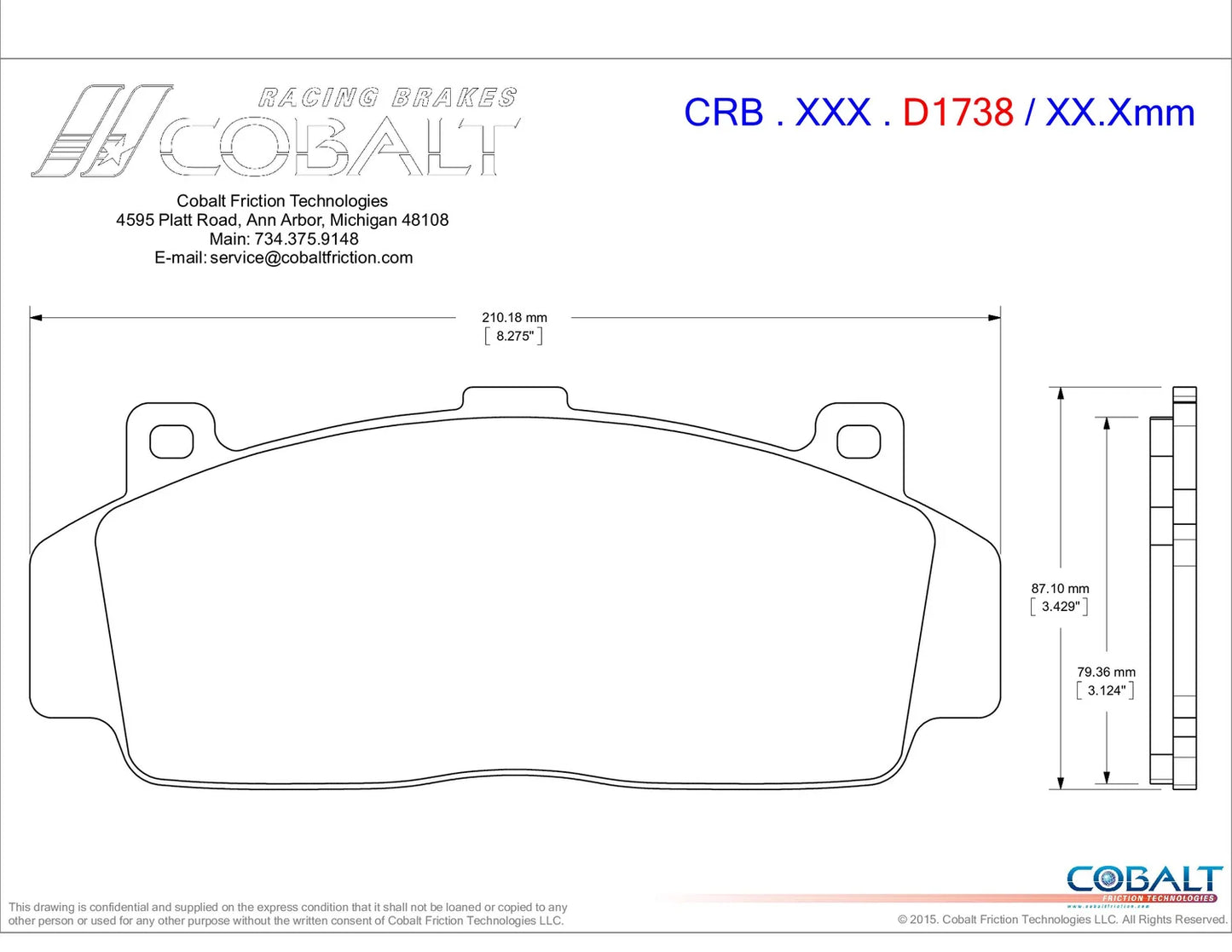 BMW M2 Competition F87 CRB.XRx.D1648 (Front)
