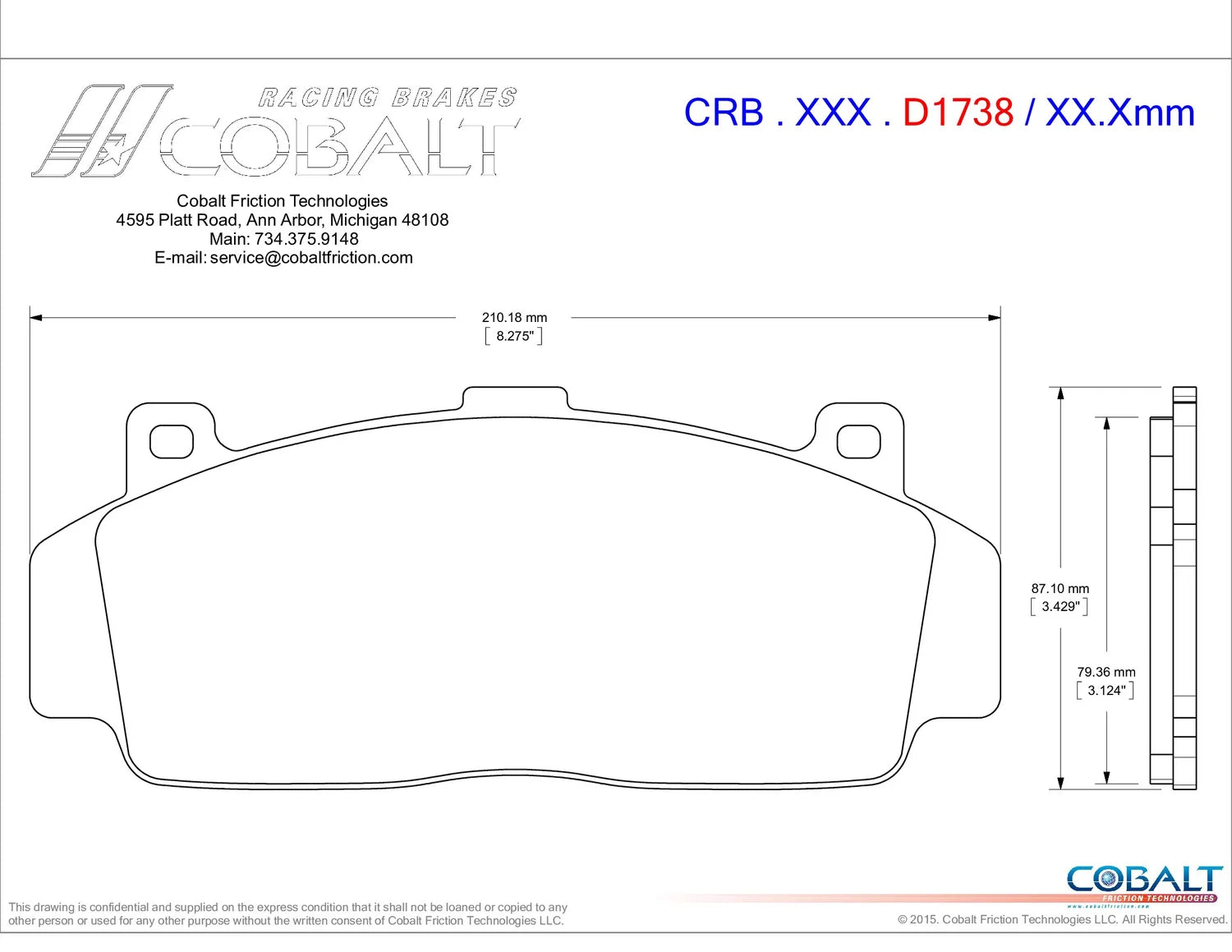 BMW M2 Competition F87 CRB.XRx.D1648 (Front)