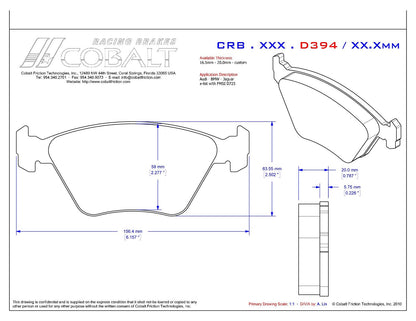 BMW E36 / E46 / 330ci CRB.XRx.D394 (Front)