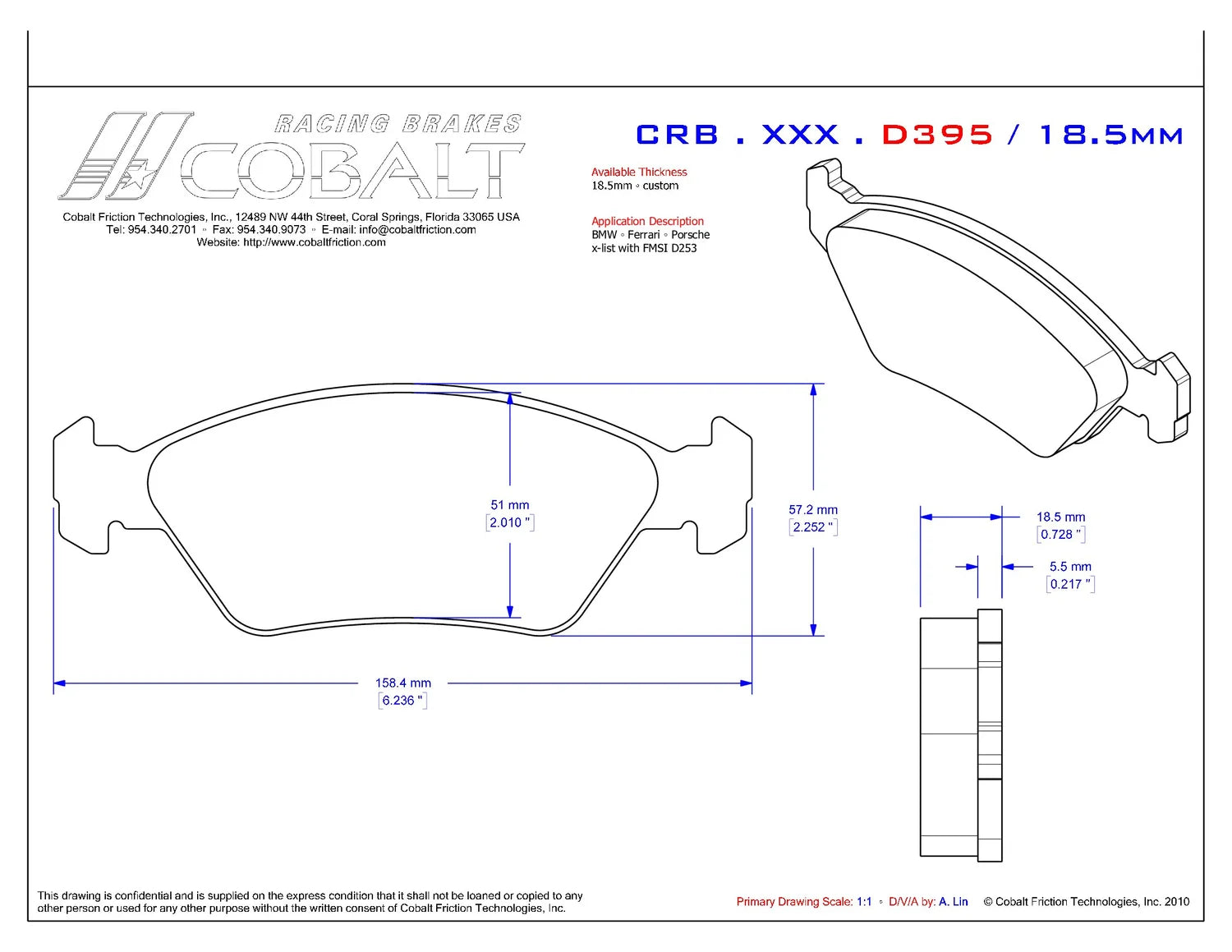 BMW E30 M3 CRB.XRx.D395 (Front)