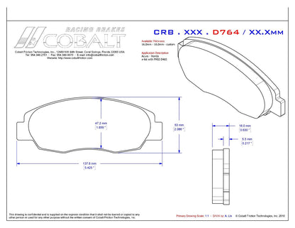 Honda Civic SI CRB.XRx.D764 (Front)