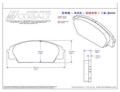Acura RSX Type-S / Honda Civic SI CRB.XRx.D829 (Front)