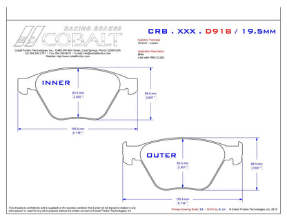 BMW E90 & E92 CRB.XRx.D918 (Front)