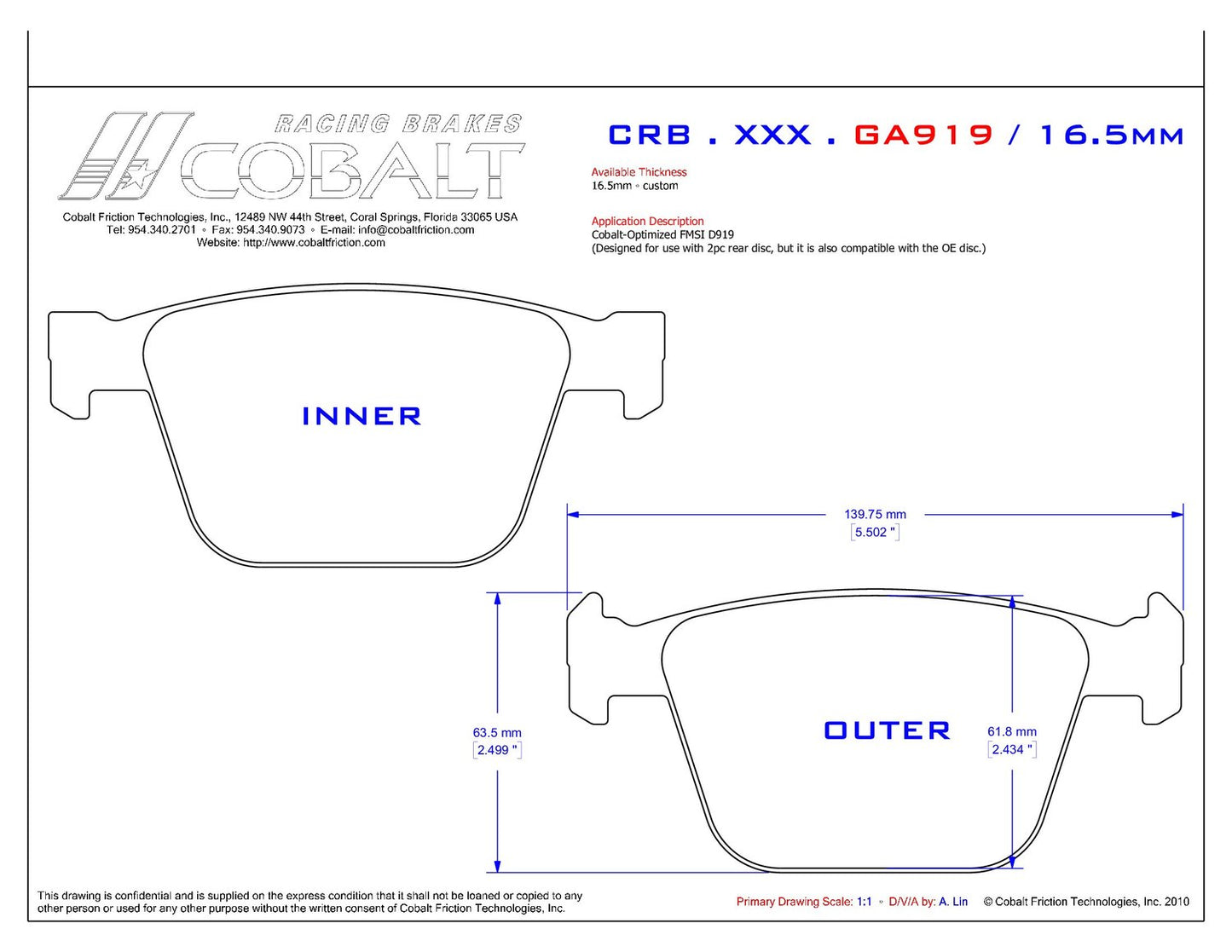 BMW E90 & E92 M3 CRB.XRx.GA919 (Rear)