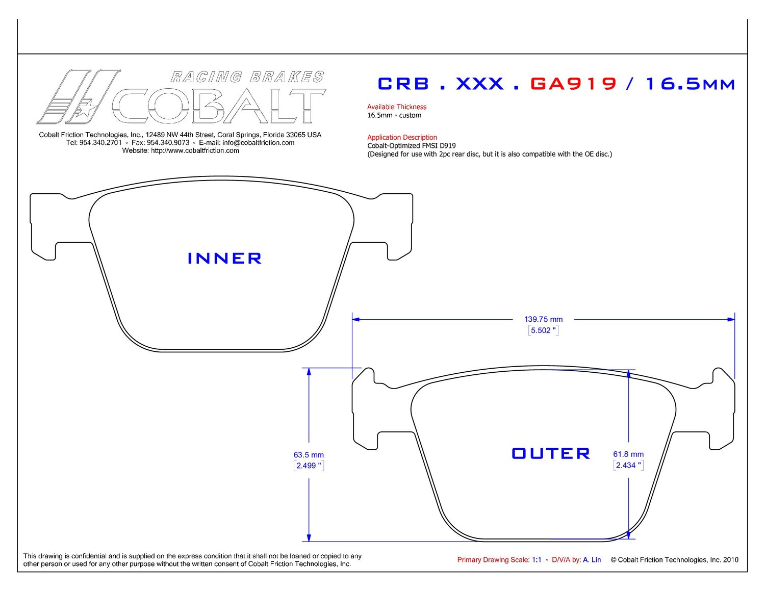 BMW E90 & E92 M3 CRB.XRx.GA919 (Rear)