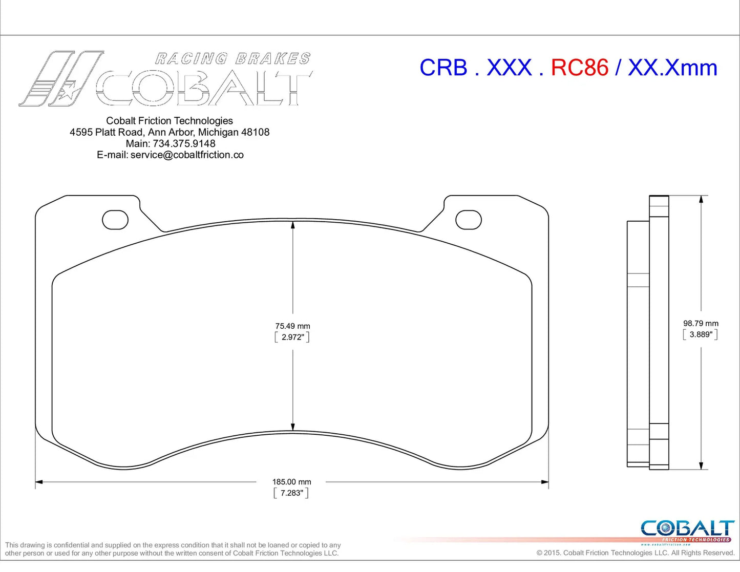 BMW G80 M3 / G82 M4 CRB.XRx.RC86 (Front)