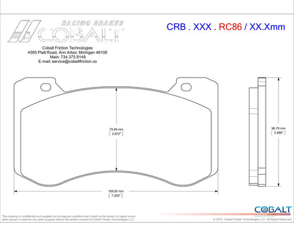 BMW G80 M3 / G82 M4 CRB.XRx.RC86 (Front)
