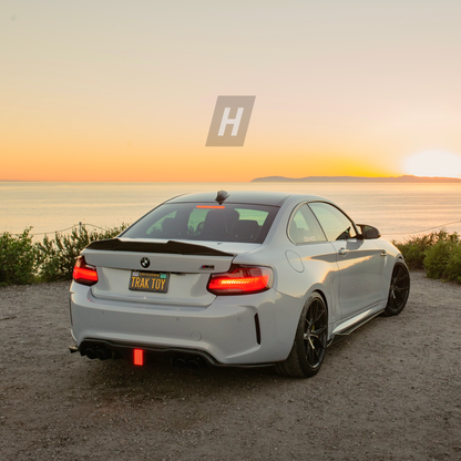 Horizon Motorsport PSM Style V2 (High Kick) Dry Carbon Fiber Trunk Lip / Spoiler BMW F87 M2 | F22 2-Series