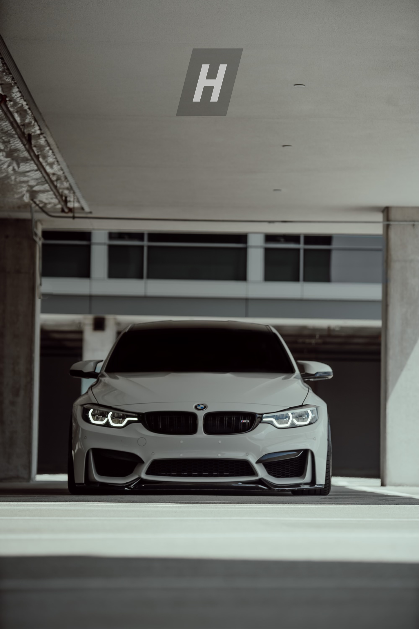 Horizon Motorsport Performance V1 Dry Carbon Fiber Upper Splitters (FANGS)  BMW F80 M3 | F82 / F83 M4