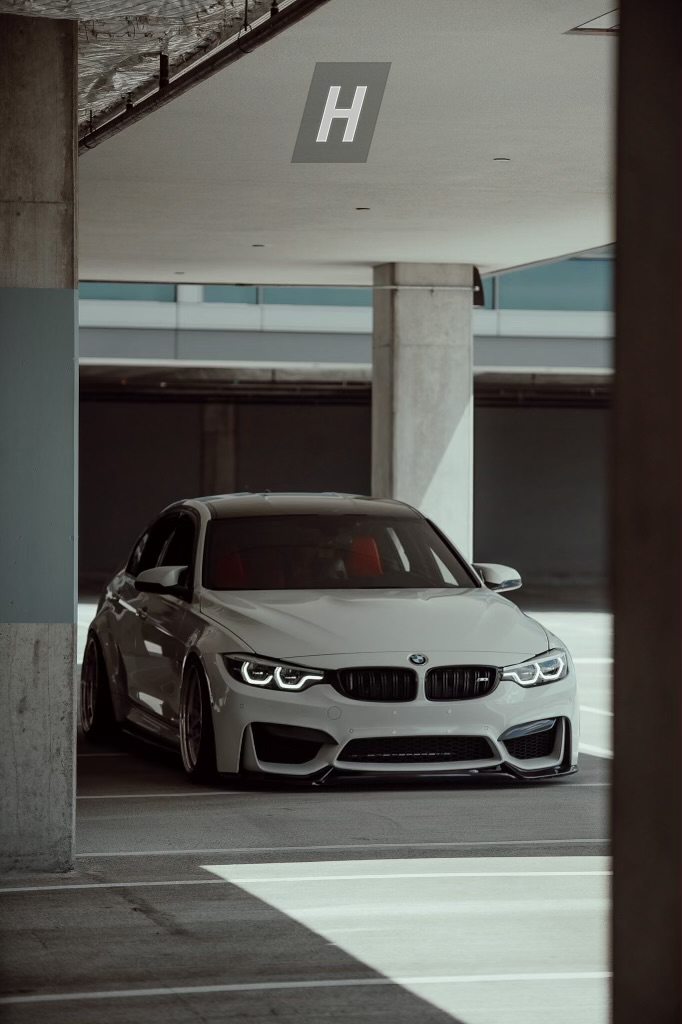 Horizon Motorsport Performance V1 Dry Carbon Fiber Upper Splitters (FANGS)  BMW F80 M3 | F82 / F83 M4