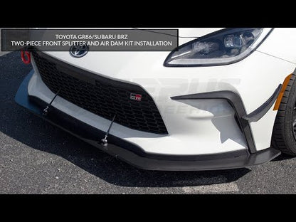 Verus Engineering Front Splitter Two-Piece Toyota GR86 2022+