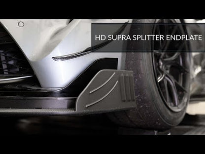 Verus Engineering Front Splitter Endplates High Downforce Toyota Supra MK5